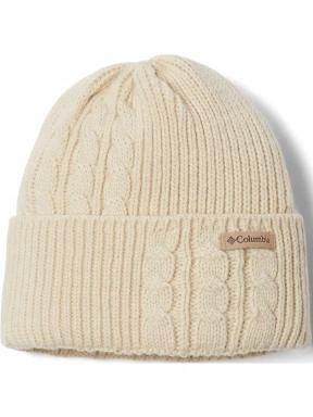 Columbia Agate Pass Cable Knit Beanie női kötött sapka homok színben 1