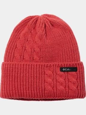 Columbia Agate PaSS Cable Knit Beanie női kötött sapka piros színben 1