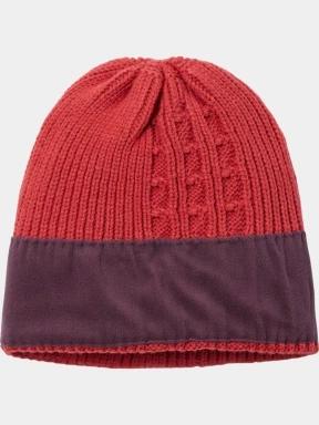 Columbia Agate PaSS Cable Knit Beanie női kötött sapka piros színben 3