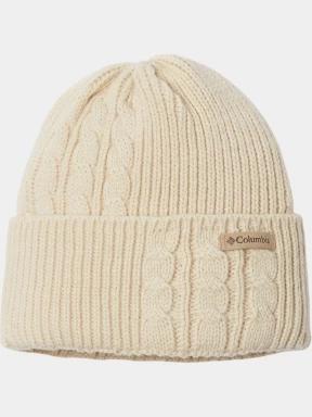 Columbia Agate Pass Cable Knit Beanie női kötött sapka homok színben 1
