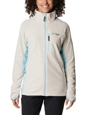 Columbia Titan Pass 3.0 Full Zip Fleece női polár pulóver homok színben 1