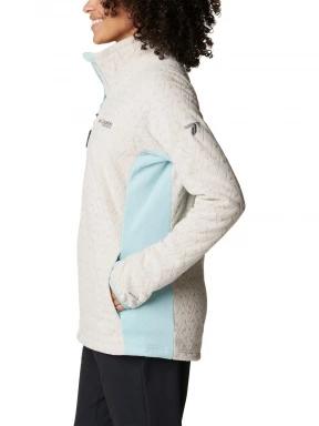 Columbia Titan Pass 3.0 Full Zip Fleece női polár pulóver homok színben 3