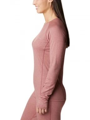 Columbia Tunnel Springs Wool Crew női aláöltöző felső piros színben 3