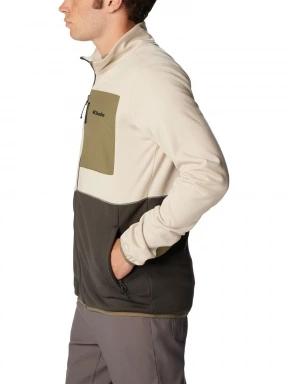 Columbia Columbia Hike Full Zip férfi polár pulóver homok színben 3