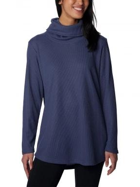 Columbia Holly Hideaway Waffle Cowl Neck Pullove női pulóver kék színben 1