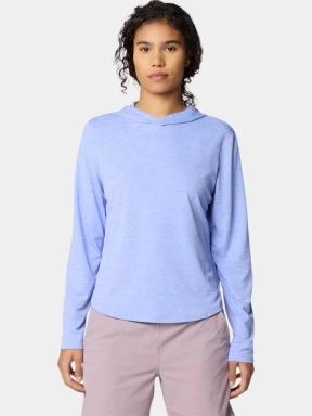 Mountain Hardwear Sunblocker Long Sleeve Hoody női hosszú ujjú sport póló lila színben 1
