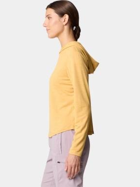 Mountain Hardwear Sunblocker Long Sleeve Hoody női hosszú ujjú sport póló sárga színben 3