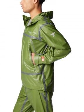 Columbia Outdry Extreme Wyldwood Shell férfi esőkabát zöld színben 3
