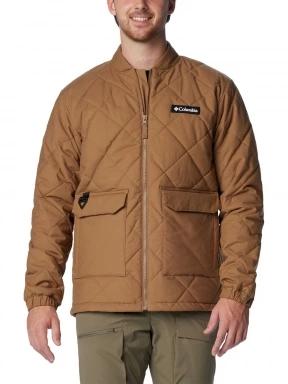 Columbia Rad Padded Jacket férfi steppelt átmeneti kabát barna színben 1