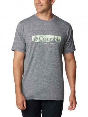 Columbia Kwick Hike Graphic Short Sleeve Tee férfi rövid ujjú sport póló fekete színben 1