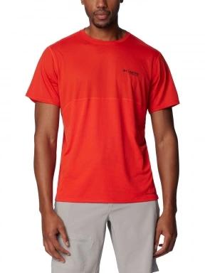 Columbia Cirque River Short Sleeve Crew férfi rövid ujjú sport póló piros színben 1