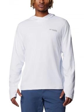 Columbia Summit Valley Hoodie férfi hosszú ujjú sport póló fehér színben 1