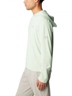Columbia Summit Valley Hoodie férfi hosszú ujjú sport póló zöld színben 3