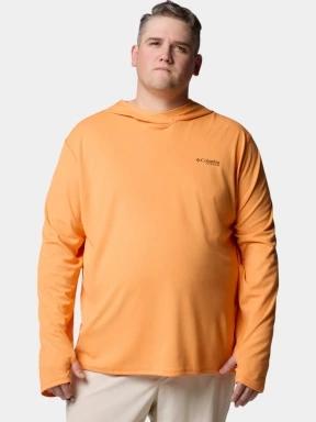 Columbia Summit Valley Hoodie férfi hosszú ujjú sport póló narancssárga színben 1