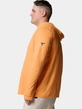 Columbia Summit Valley Hoodie férfi hosszú ujjú sport póló narancssárga színben 3