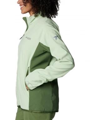Columbia Spectre Ridge Full Zip Tech Fleece női polár pulóver zöld színben 3
