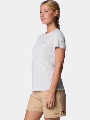 Columbia Bluebird Canyon Short Sleeve Crew női rövid ujjú sport póló fehér színben 3