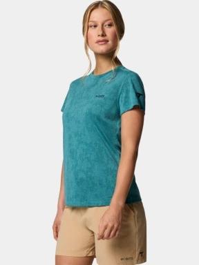 Columbia Bluebird Canyon Short Sleeve Crew női rövid ujjú sport póló zöld színben 3