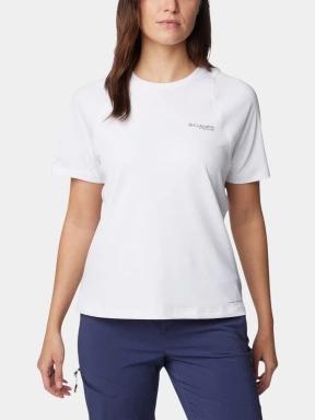 Columbia Summit Valley Short Sleeve Crew női rövid ujjú sport póló fehér színben 1