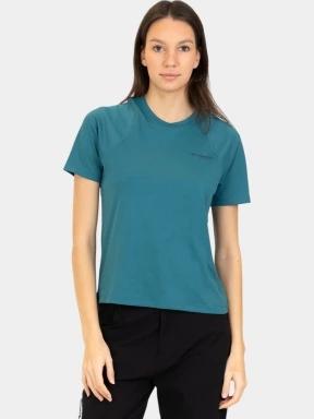Columbia Summit Valley Short Sleeve Crew női rövid ujjú sport póló zöld színben 1