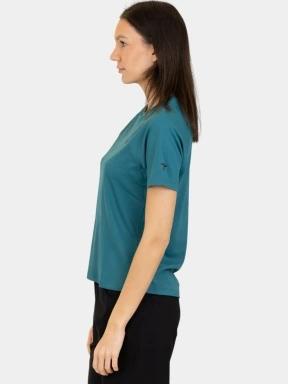 Columbia Summit Valley Short Sleeve Crew női rövid ujjú sport póló zöld színben 3