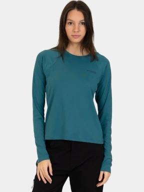 Columbia Summit Valley Long Sleeve Crew női hosszú ujjú sport póló zöld színben 1
