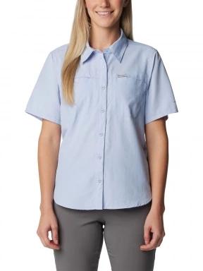 Columbia Silver Ridge 3.0 Short Sleeve Shirt női rövid ujjú túraing kék színben 1
