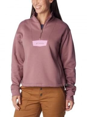 Columbia Columbia Lodge Quarter Zip női pulóver piros színben 1