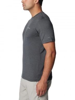 Columbia Tech Trail Crew Neck II férfi rövid ujjú sport póló szürke színben 3
