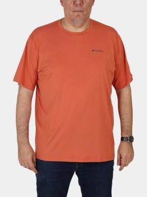Columbia Tech Trail Crew Neck II férfi rövid ujjú sport póló piros színben 1