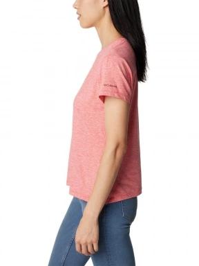 Columbia Sloan Ridge Graphic Short Sleeve Tee női rövid ujjú póló piros színben 3