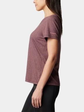 Columbia Sloan Ridge Graphic Short Sleeve Tee női rövid ujjú póló piros színben 3