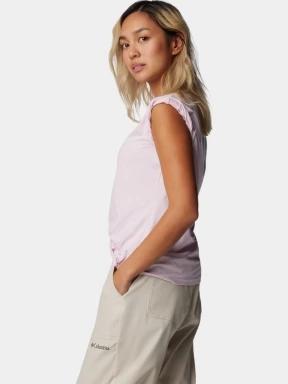 Columbia Sloan Ridge Graphic Short Sleeve Tee női rövid ujjú póló rózsaszín színben 3