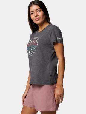 Columbia Sloan Ridge Graphic SS Tee női rövid ujjú póló fekete színben 3