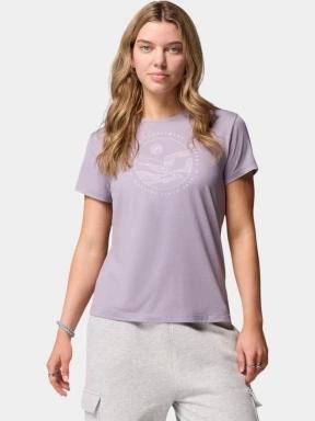 Columbia Sloan Ridge Graphic Short Sleeve Tee női rövid ujjú póló lila színben 1