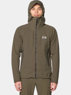 Mountain Hardwear Chockstone Alpine Hooded Jacket férfi softshell kabát oliva színben 1