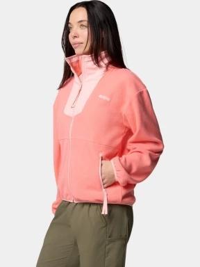 Columbia Sequoia Grove Full Zip Fleece női polár pulóver rózsaszín színben 3