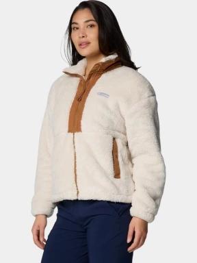 Columbia Boundless Discovery Sherpa Full Zip II női polár pulóver homok színben 3