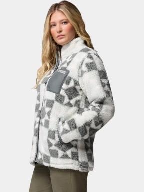 Columbia West Bend Print Full Zip II női polár pulóver zöld színben 3