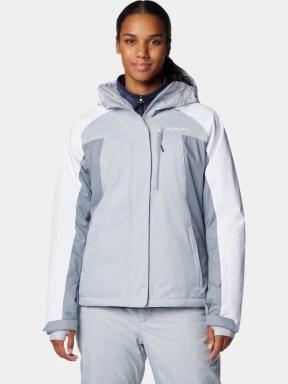 Columbia Snowy Summit Insulated Jacket női síkabát szürke színben 1