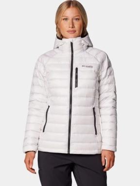 Columbia Arctic Crest Down Hooded Jacket női steppelt átmeneti kabát fehér színben 1