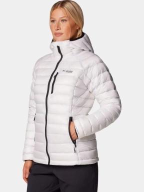 Columbia Arctic Crest Down Hooded Jacket női steppelt átmeneti kabát fehér színben 3
