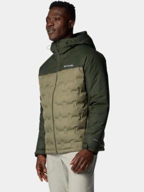 Columbia Grand Trek III Down Hooded Jacket férfi pehelykabát zöld színben 3