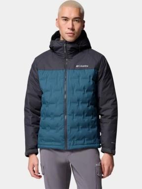 Columbia Grand Trek III Down Hooded Jacket férfi pehelykabát kék színben 1