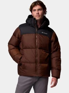 Columbia Puffect II Hooded Jacket férfi télikabát barna színben 1