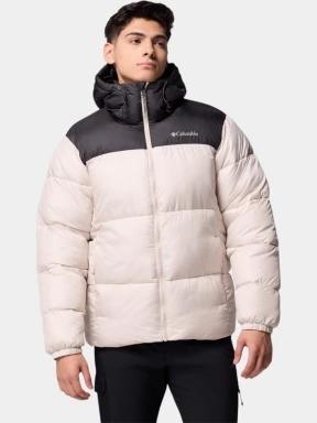 Columbia Puffect II Hooded Jacket férfi télikabát homok színben 1