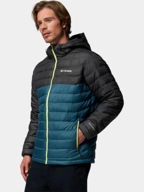 Columbia Powder Lite II Hooded Jacket férfi átmeneti kabát kék színben 3
