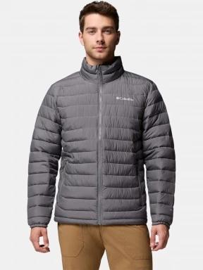 Columbia Powder Lite II Jacket férfi steppelt átmeneti kabát szürke színben 1