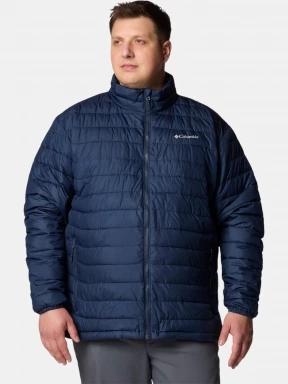 Columbia Powder Lite II Jacket férfi steppelt átmeneti kabát sötétkék színben 1
