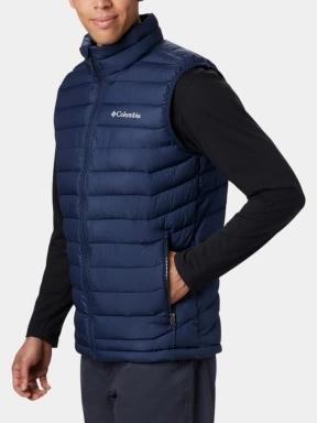 Columbia Powder Lite II Vest férfi mellény kék színben 3